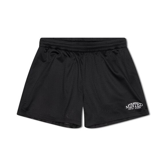 Minted New York Mesh Shorts - XS - Black - Picture 1 of 5